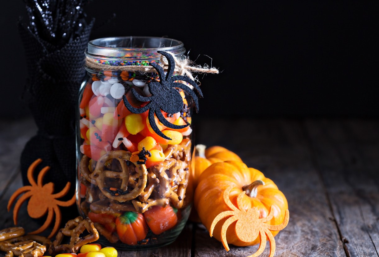 Halloween Jar of Sweets